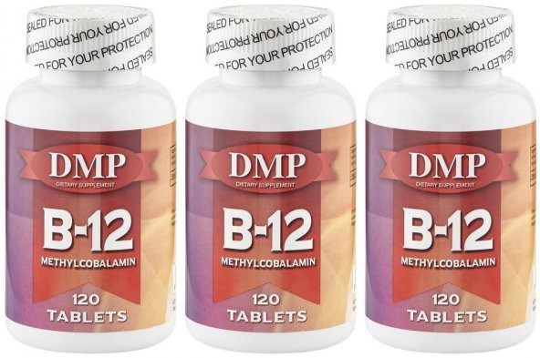Dmp Vitamin B12 Vitamini Methylcobalamin 3x120 Tablet