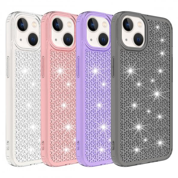 Apple iPhone 13 Pro Airbagli Parlak Tasarımlı Silikon Kapak - 5