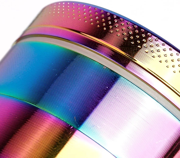 Valkyrie 50 mm 4 Katmanlı Mıknatıslı Çinko Alaşım Herbal Grinder Baharat Bitki Ot Tütün Öğütücü Renkli - 6