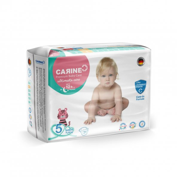 CARINE Premium 5 Numara Bebek Bezi Junior 31 Adet
