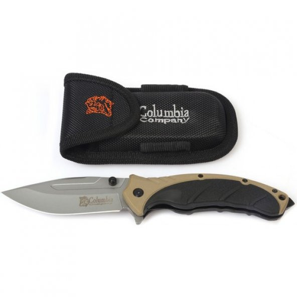 Columbia Paracord El Fenerli Kamp Bıçağı Çakı Seti Kahve - 4