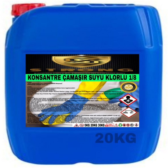 STRONG ÇAMAŞIR SUYU 1/8 KONSANTRE 20KG