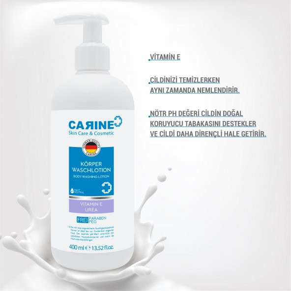 CARINE VÜCUT YIKAMA LOSYONU 400 ML - 3