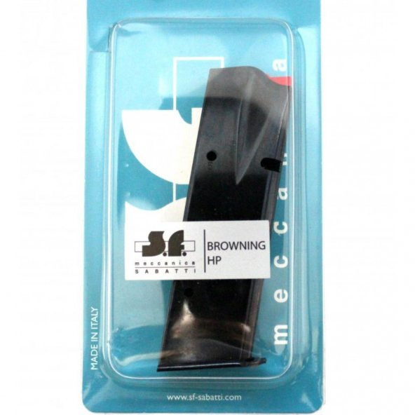 Sabatti Browning HP 15 Kapasiteli Siyah Tabanca Şarjörü