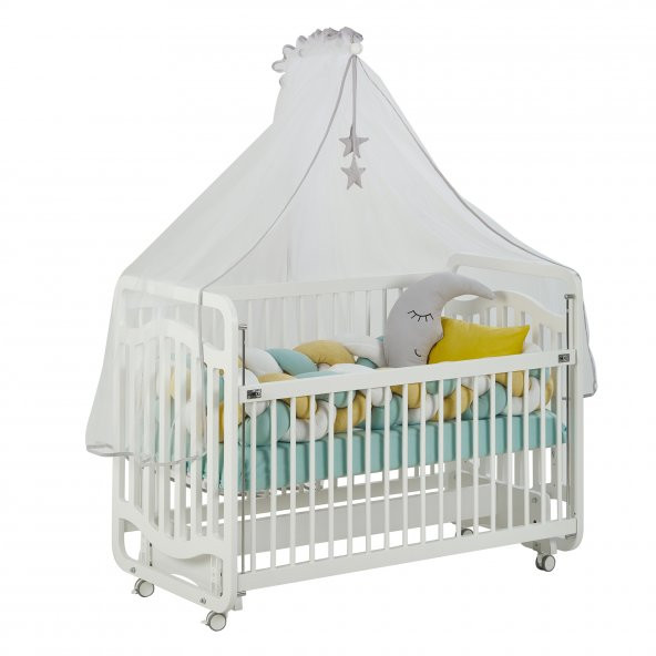 Bianco Sweet Dreams Anne Yanı Beşik Örgü Koruma Uyku Setiyle
