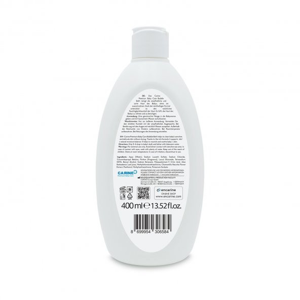CARINE BEBEK BANYO KÖPÜĞÜ 400 ML - 2