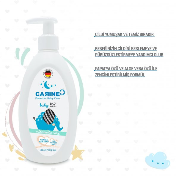 CARINE BEBEK Vücut Şampuanı 400 ML - 3