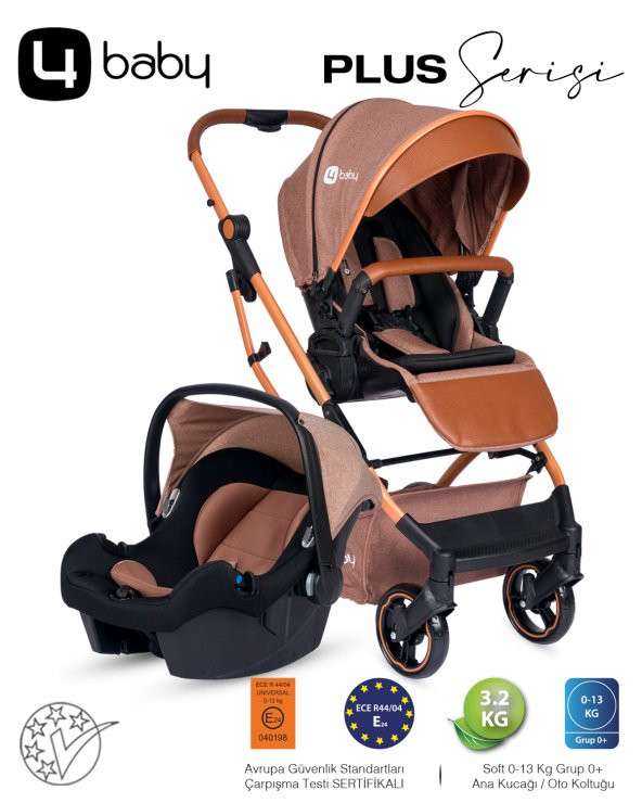 4 Baby Box Plus Gold Travel Sistem Bebek Arabası