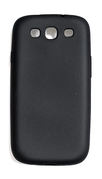 Samsung Galaxy S3 Uyumlu Yumuşak Slikon Kılıf Siyah ürün görseli 1