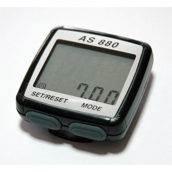 Bisiklet AS-888 Dijital Kilometre Km Saati LCD Hız Göstergesi