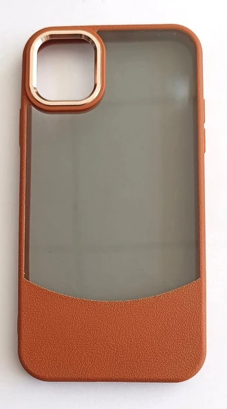 Apple iphone 11 Uyumlu Kamera Çıkıntılı Yarı Şeffaf Sert Kılıf - Resim 3