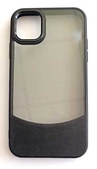 Apple iphone 11 Uyumlu Kamera Çıkıntılı Yarı Şeffaf Sert Kılıf - Resim 4