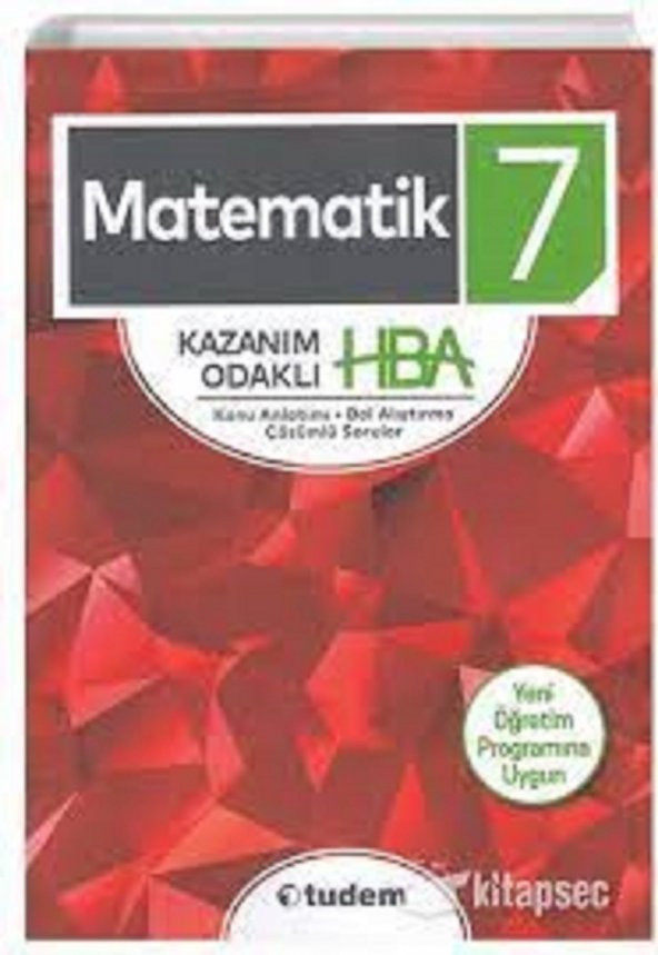 7. Sınıf Matematik Kazanım Odaklı HBA Konu Anlatımı Tudem Eğitim