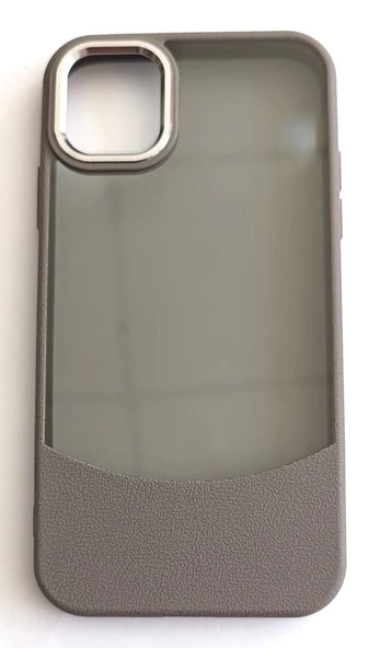 Apple iphone 11 Uyumlu Kamera Çıkıntılı Yarı Şeffaf Sert Kılıf - Resim 2