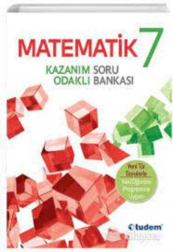 7. Sınıf Matematik Kazanım Odaklı Soru Bankası Tudem Eğitim