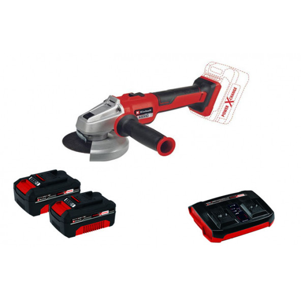 Einhell Axxıo 18/115 Q 18V 4Ah Çift Akülü Kömürsüz Taşlama