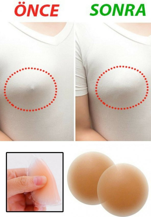 Silikon Göğüs Ucu Kapatıcı Kadın Meme Ucu Kapatıcı Göğüs Ucu Bandı