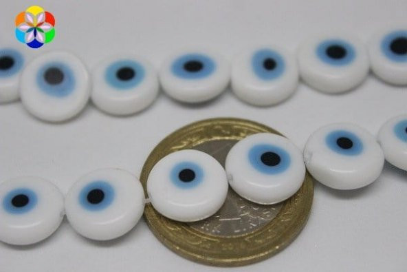 Cam Boncuk 11mm*4mm/adet (11383-1) ürün görseli