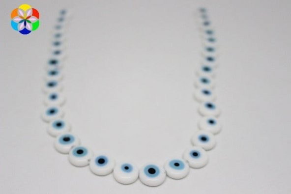 Cam Boncuk 11mm*4mm/adet (11383-1) - Resim 2