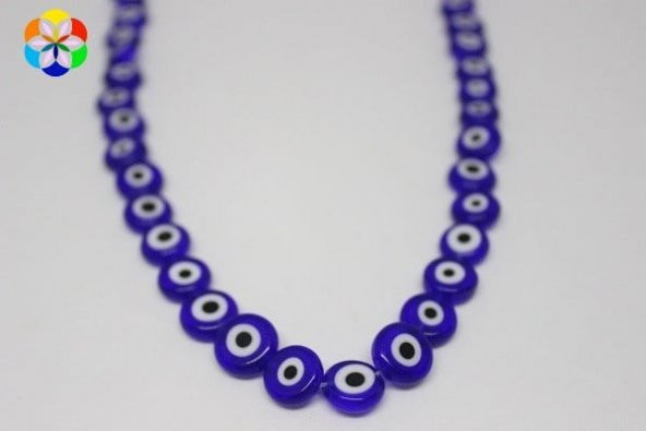 Cam Boncuk 11mm*4mm/adet (11386-1) - Resim 2