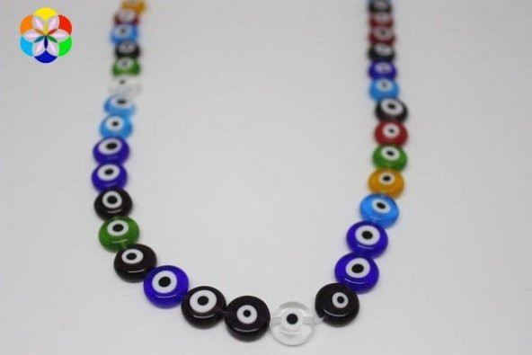 Cam Boncuk 11mm*4mm/adet (11392-1) - Resim 2