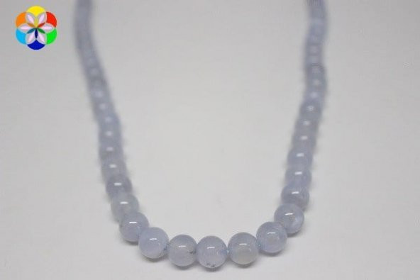 Kalsedon Taşı 8mmadet - Resim 3