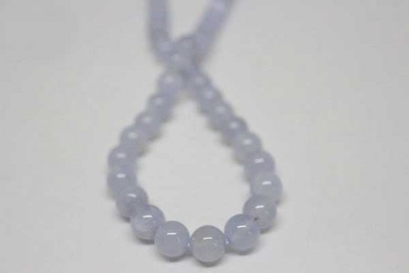 Kalsedon Taşı 8mmadet - Resim 5