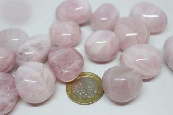 Pembe Kuvars Taşı Royal Quality (18-26gram) - Resim 4