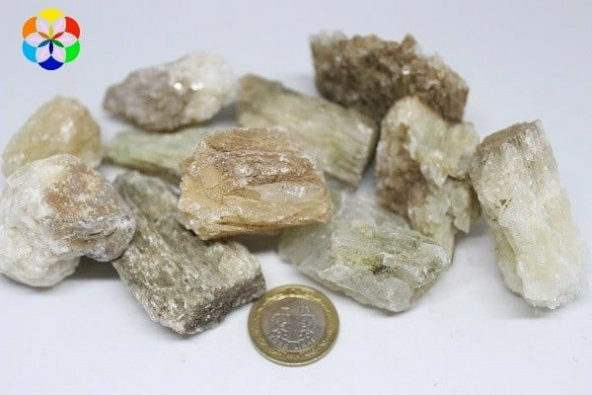 Kalsit Taşı Ham Parça (35-60gram) ürün görseli