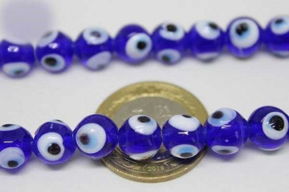 Cam Boncuk 10mm/adet (11366-1) - Resim 6