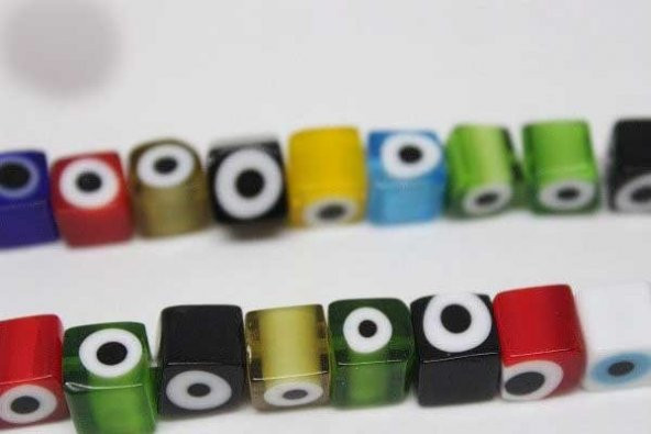 Cam Boncuk 8mm*7mm/adet (11357-1) - Resim 5