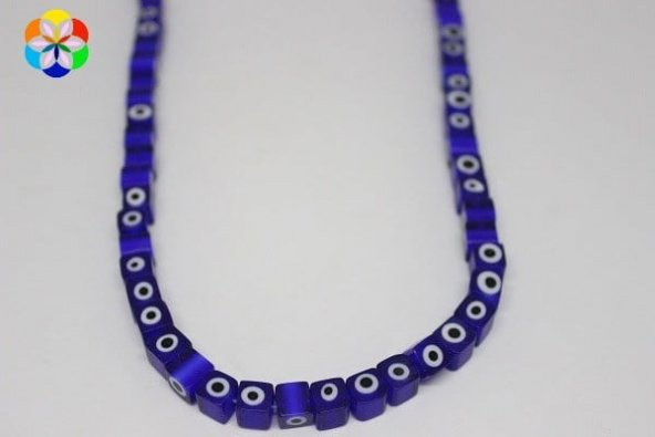 Cam Boncuk 8mm*7mm/adet (11354-1) - Resim 3