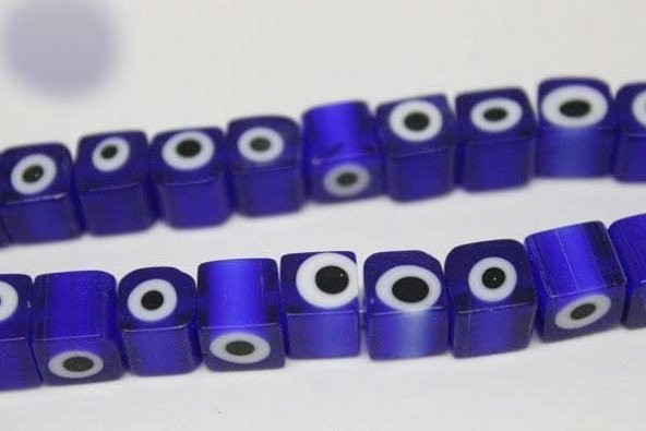 Cam Boncuk 8mm*7mm/adet (11354-1) - Resim 5