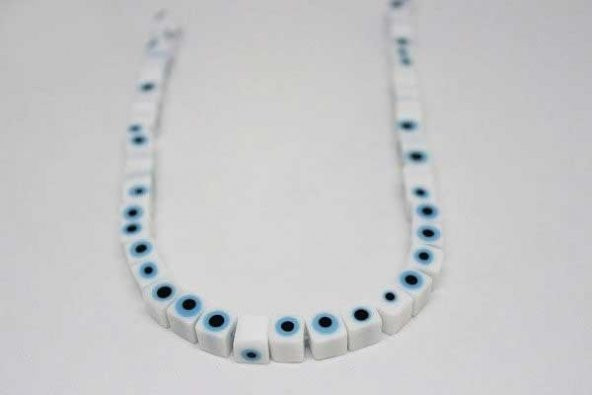 Cam Boncuk 8mm*7mm/adet (11345-1) - Resim 4