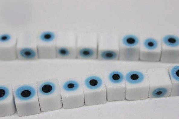 Cam Boncuk 8mm*7mm/adet (11345-1) - Resim 5