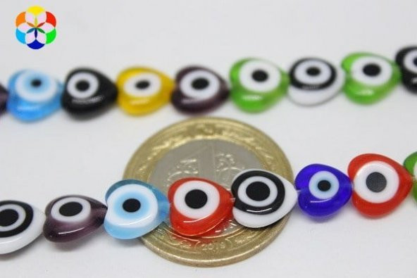 Cam Boncuk 10mm*3mm/adet (11342-1)