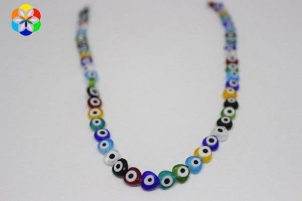 Cam Boncuk 6mm2mmadet (11339-1) - Resim 3