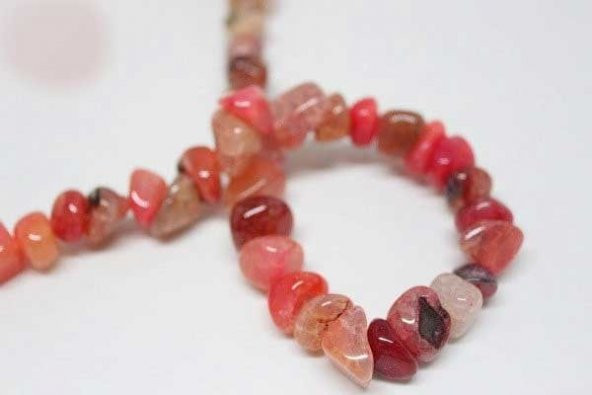 Akik Alacalı Açık Pembe Tımbıl Taşlar/adet - Resim 7