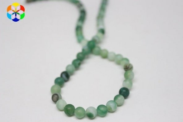 Akik Taşı Mat 6mm/adet - Resim 3