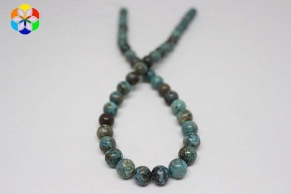 Krizokol Taşı 8mm/adet (Boyalıdır) - Resim 3
