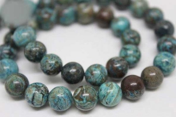 Krizokol Taşı 8mm/adet (Boyalıdır) - Resim 4