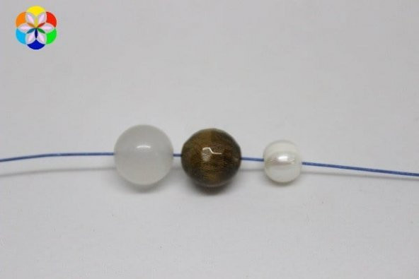 Metal Kolye - Bileklik İpi Gümüş Renk  1 metre - Resim 2