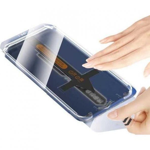 Vendas iPhone 14 Pro Max Uyumlu Uygulama Mekanizmalı Privacy Gizleyen Hayalet Vista Cam Ekran Koruyucu - 5