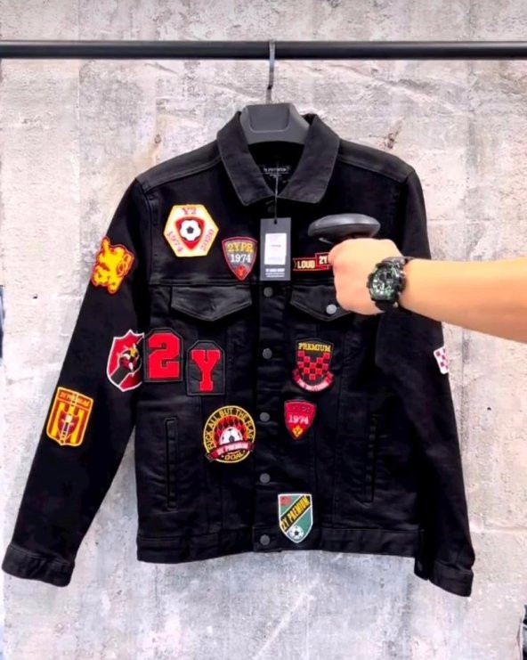 NR 2Y PREMIUM FULL PATCH KOT CEKET SİYAH