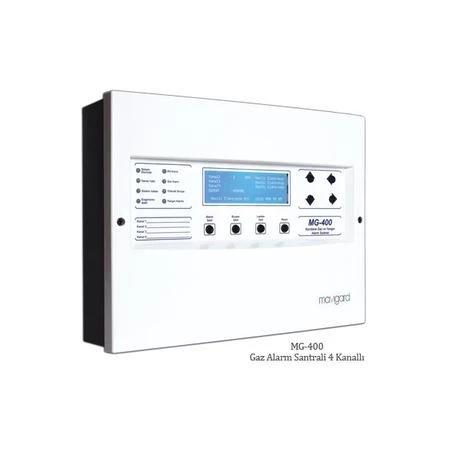 Mavigard MG-400 Konvansiyonel Gaz Alarm Santrali 4 Kanallı