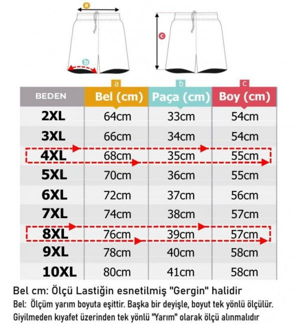 Büyük Beden Erkek Deniz Şortu Dekons Maraton Siyah - 3