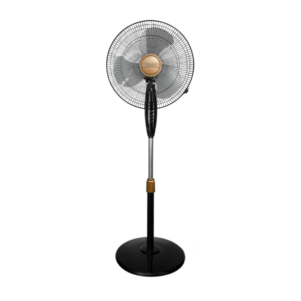 Luxell LXF-316 S Siyah Vantilatör (132cm Yükseklik 3 Kademeli 16"-40cm Çap 3 Pervane) - 1