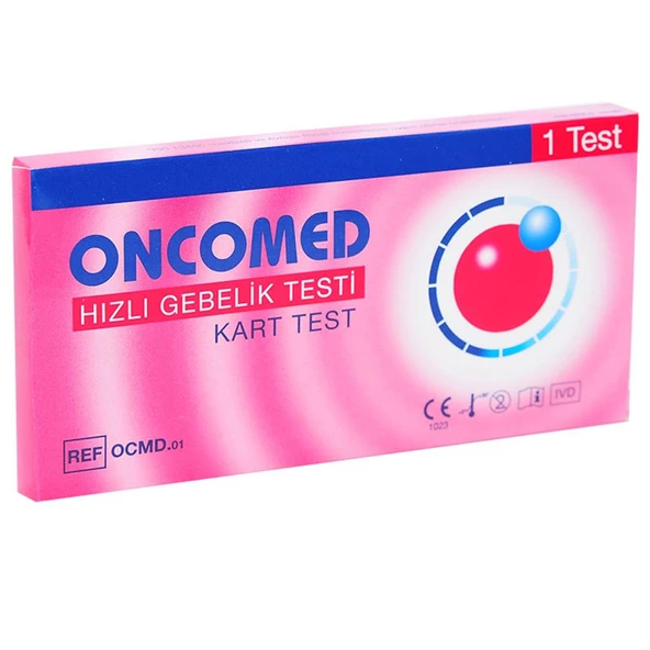 Oncomed Hızlı Gebelik Testi - 1 Kart Test - 2