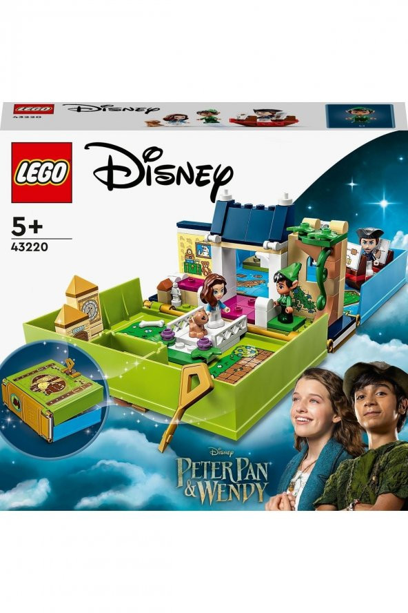 ® | Disney Peter Pan ve Wendynin Hikaye Kitabı Macerası 43220 - Oyuncak Yapım Seti (111 Parça)