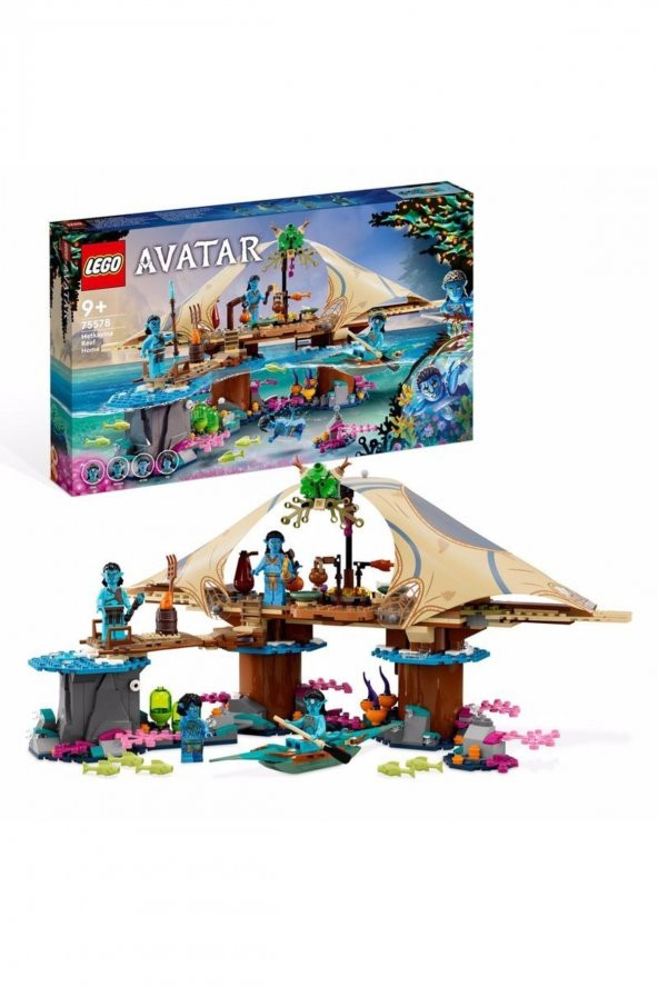 ® Avatar Metkayina Resif Evi 75578 - Koleksiyonluk Yaratıcı Oyuncak Yapım Seti (528 Parça)